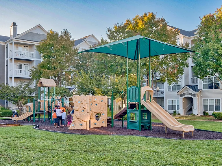 Enjoy a nice day outside and take your kids to our playground.