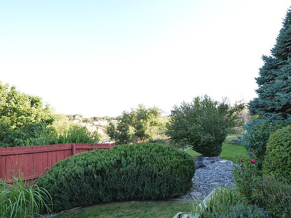 Mature Landscaping & nice view.