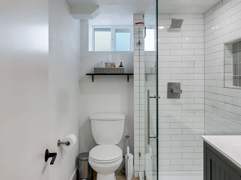 Basement bathroom