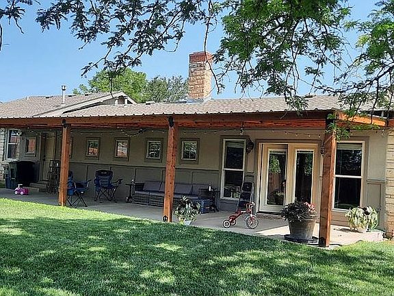 Back patio 12 X 57 ft