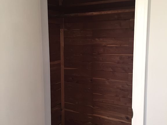 Cedar closets throughout 