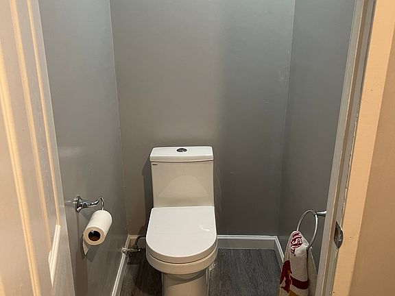 Bathroom includes private toilet room.