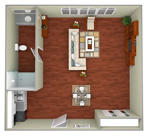 Floor plan Studio