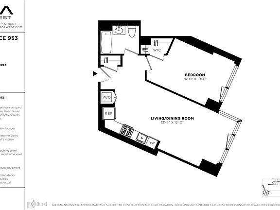 2nd image of 625 W 57th St APT 953