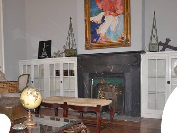 living room bookshelves