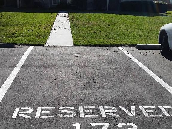 Reserved parking