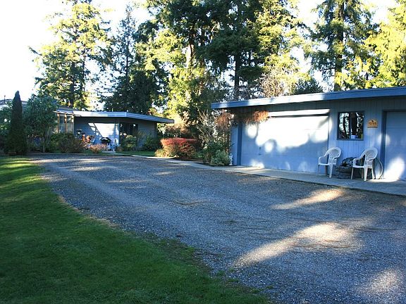 3 car garage and home