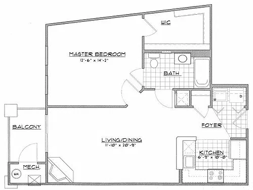 Floor plan The Acacia