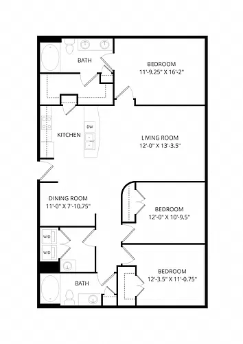 Floor plan Kensington