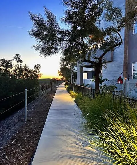 trails outside the house