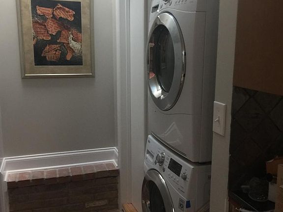 New stacked washer dryer