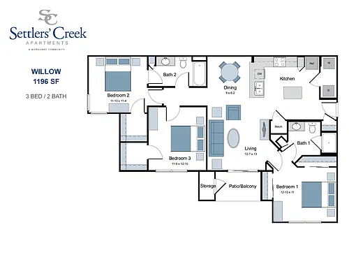 Floor plan Willow
