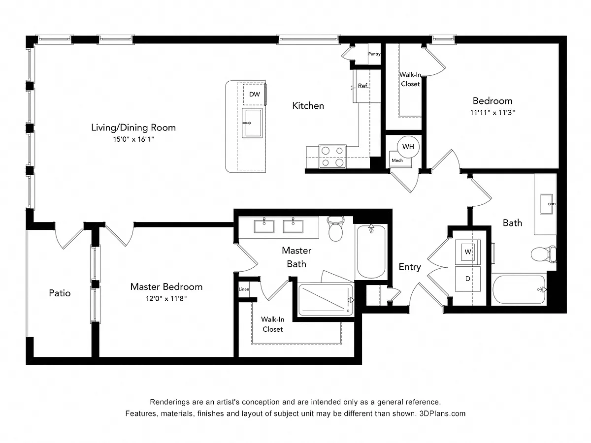 Floor plan B3