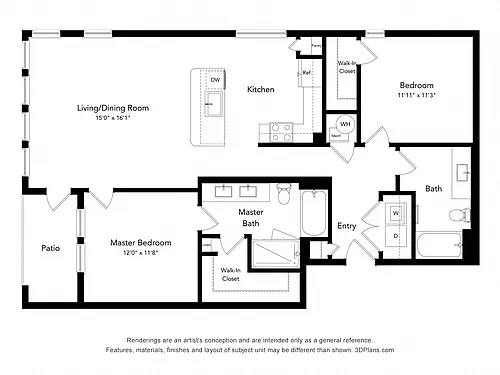 Floor plan B3