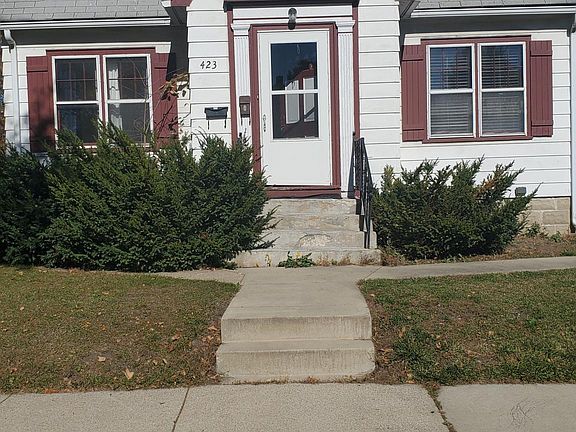 front of home, separate entrance on the side