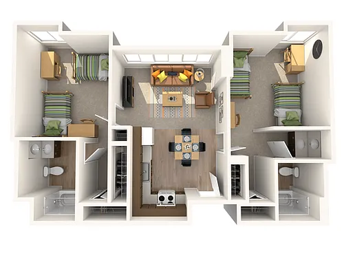 Floor plan 2b - Renovated