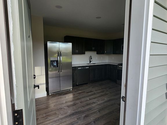 Front door to kitchen