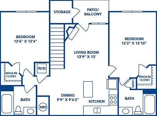 2 Bedroom | 2 Bath | 1030 SF 2 Bedroom | 2 Bath | 1030 SF