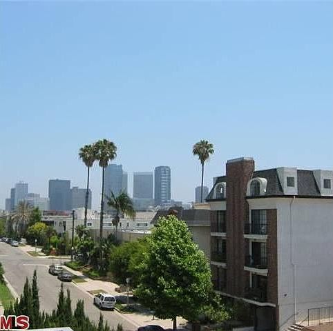 View from balcony to century city