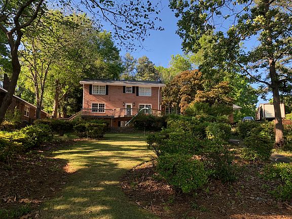 Backyard view from lake