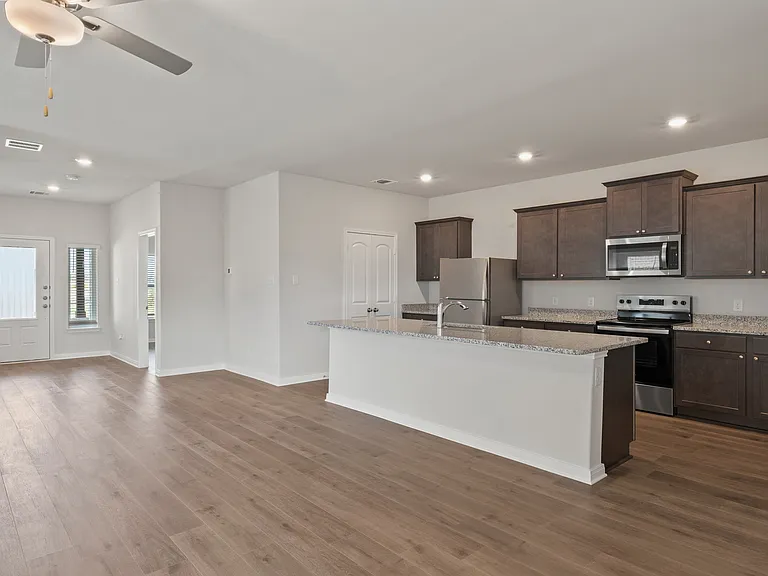 The Azalea has a wonderful open-concept layout.