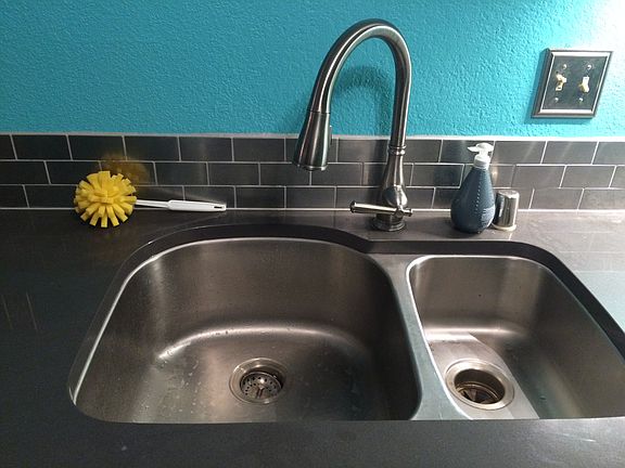 New sink & counter top.