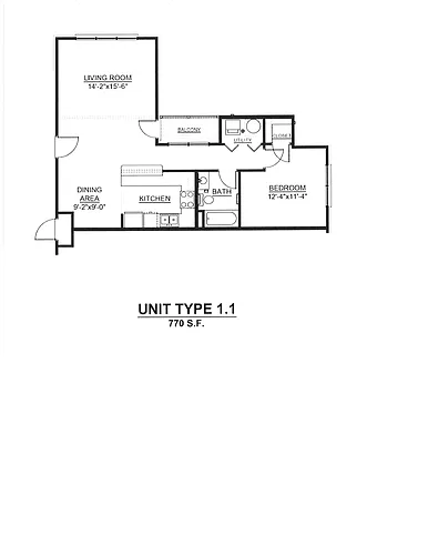 Floor plan 1-1