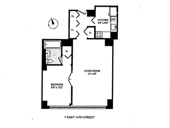 2nd image of 7 E 14th St APT 1407