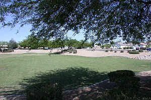 common area across the street