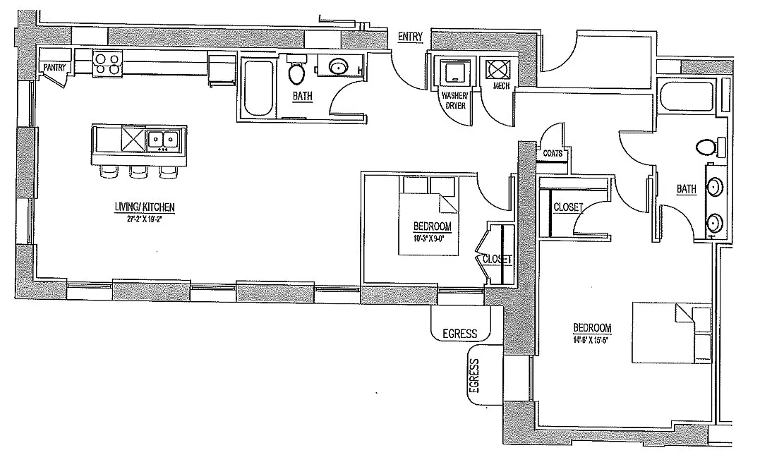 Floor plan 105