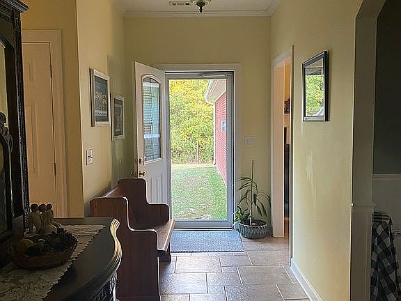 Back door of Entryway