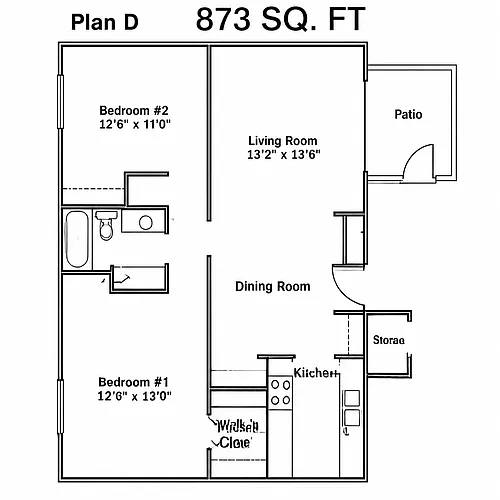 Floor plan Floor Plan D