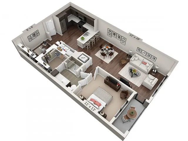 Floor plan Kempner