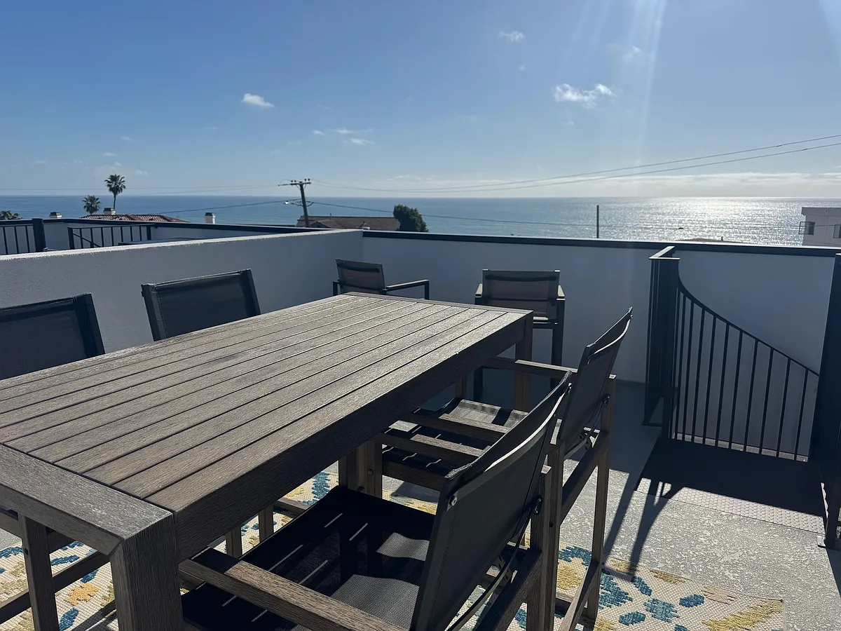 Private roof deck for dining, happy hour, sunsets or morning coffee - 34622 Camino Capistrano #A