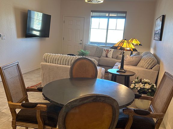 Upon Entering the Condo, dining and Living room