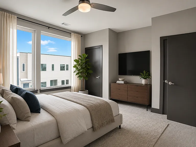 master bedroom with en suite bathroom
