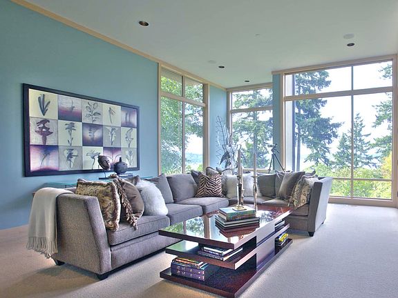 living room with views