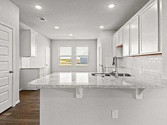 Striking open kitchen