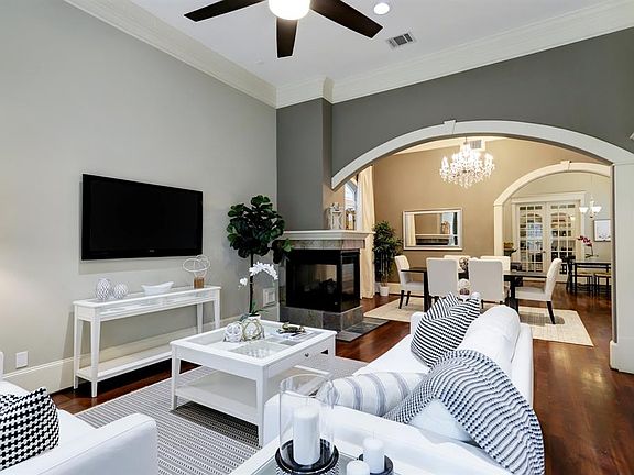 Walk in the front door into the open entertaining space