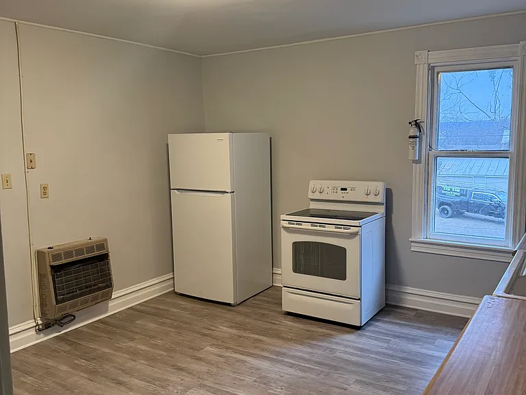 Kitchen, new fridge