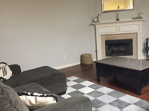 Family room with fireplace