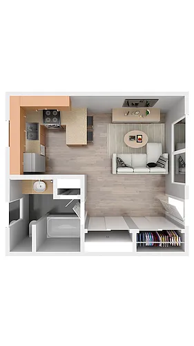 Floor plan Studio