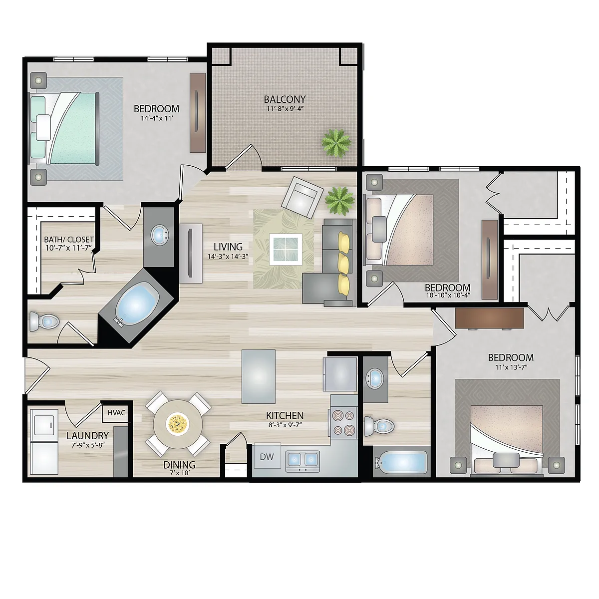 Floor plan C1