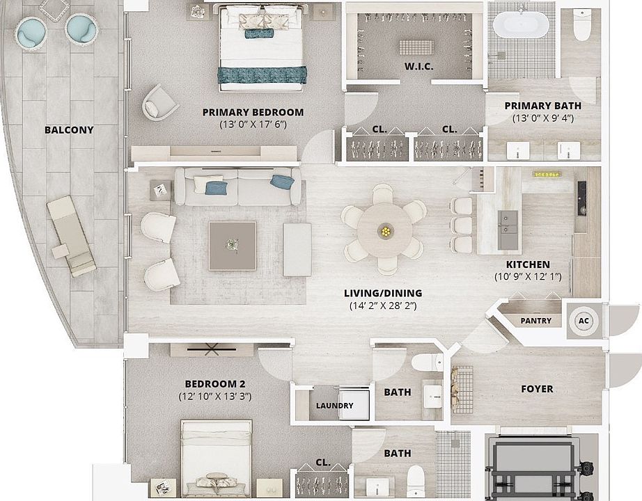 1st image of 2583 1st St Unit 1502