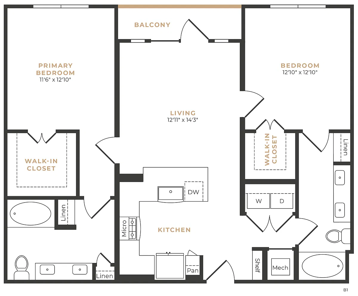 Floor plan B3