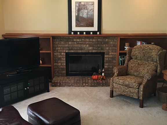 Open family room area
