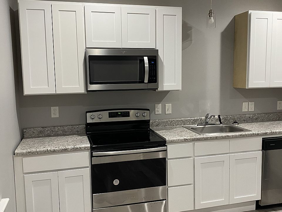 Modern stainless steel appliances