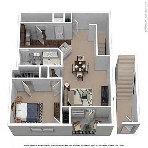 Floor plan A3G - Attached Garage Included