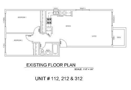Floor plan 2x1 - 794 sqft