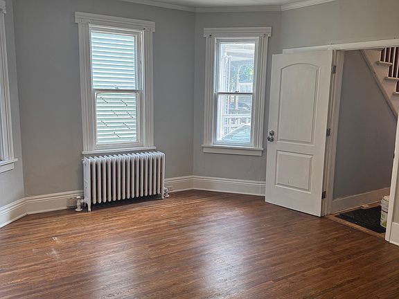 front entrance and living room